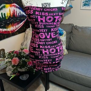 Sexy Glow-In-The-Dark Dress O/S